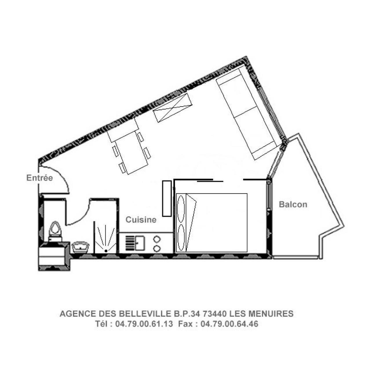 Residence Median - Appartement Confortable - Proche Des Pistes - Balcon Mae-2574 Сен-Мартен-де-Бельвиль Экстерьер фото